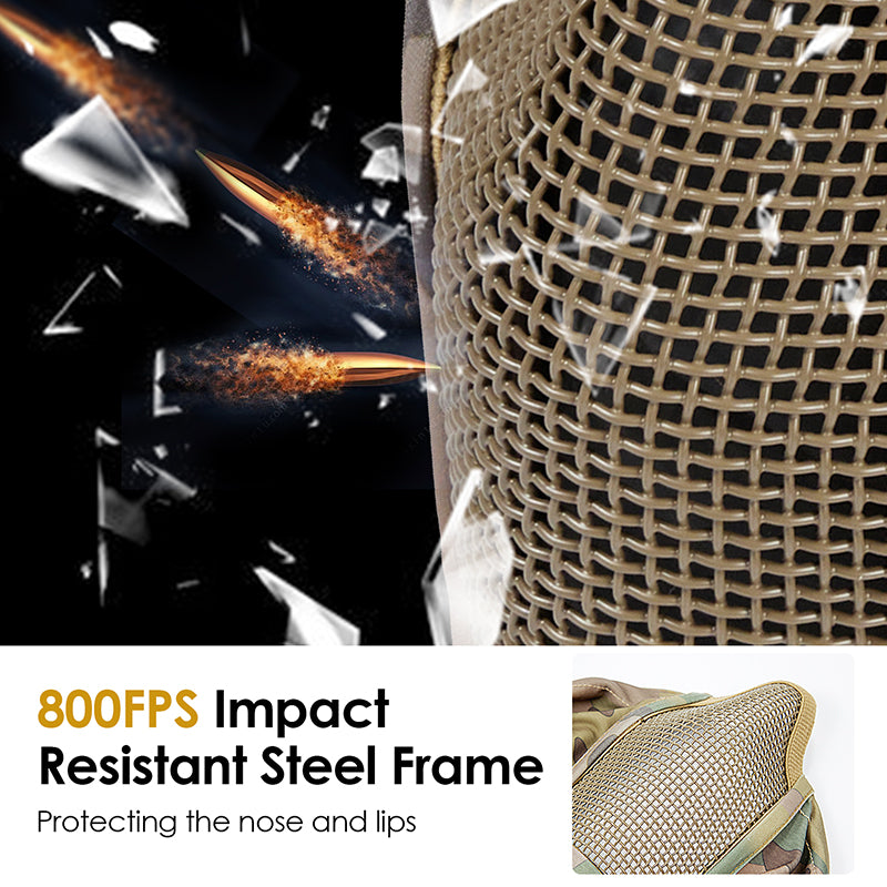 Balaclava Mesh Mask 丨Full Face Protection & Foldable